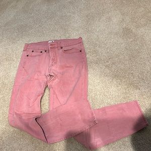 J Crew Pink Jeans